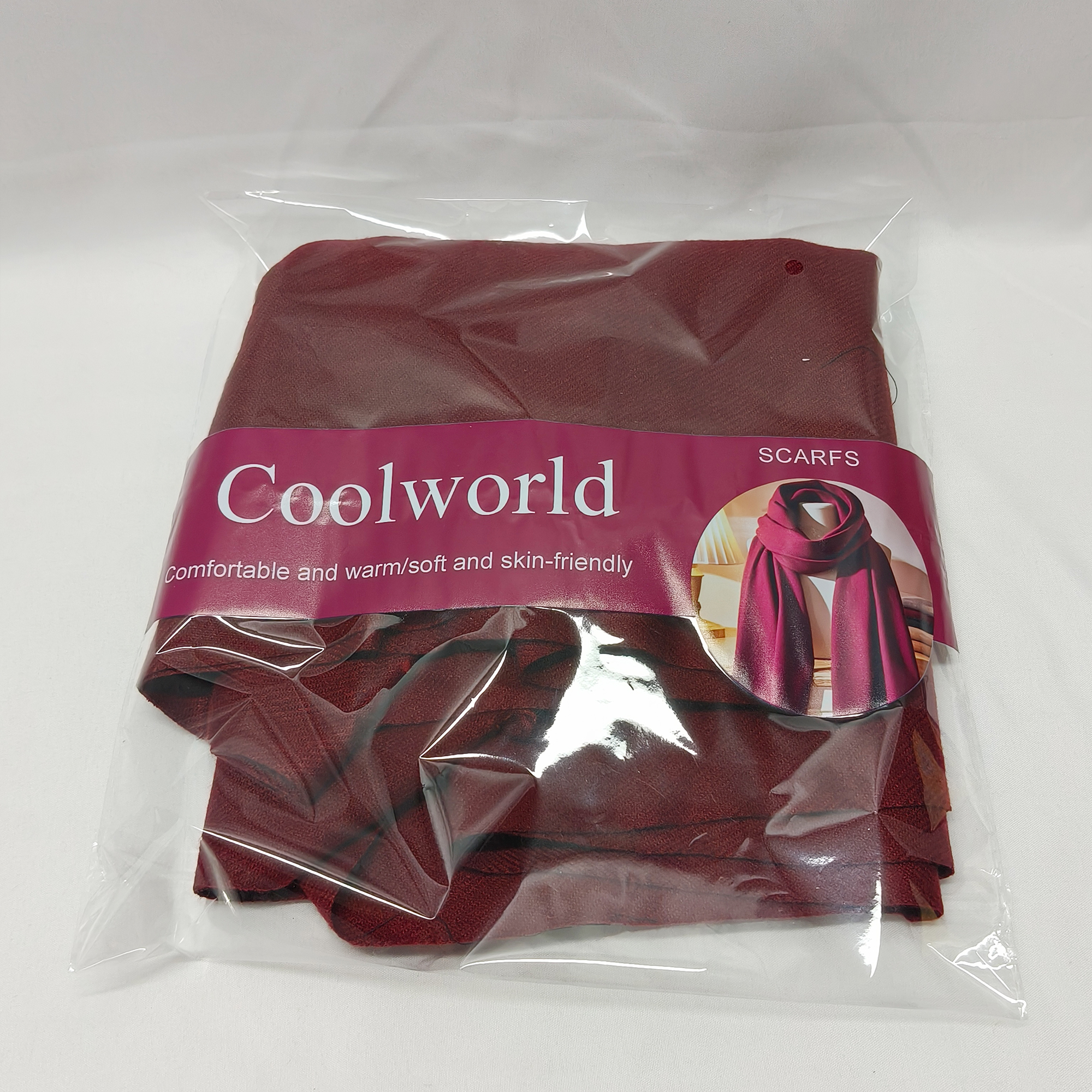 Coolworld-Scarfs,Womens Scarf Large Pashmina Shawls and Wraps Light Blanket Scarf for Evening Dress Warm Daily Travel Office - Image 4
