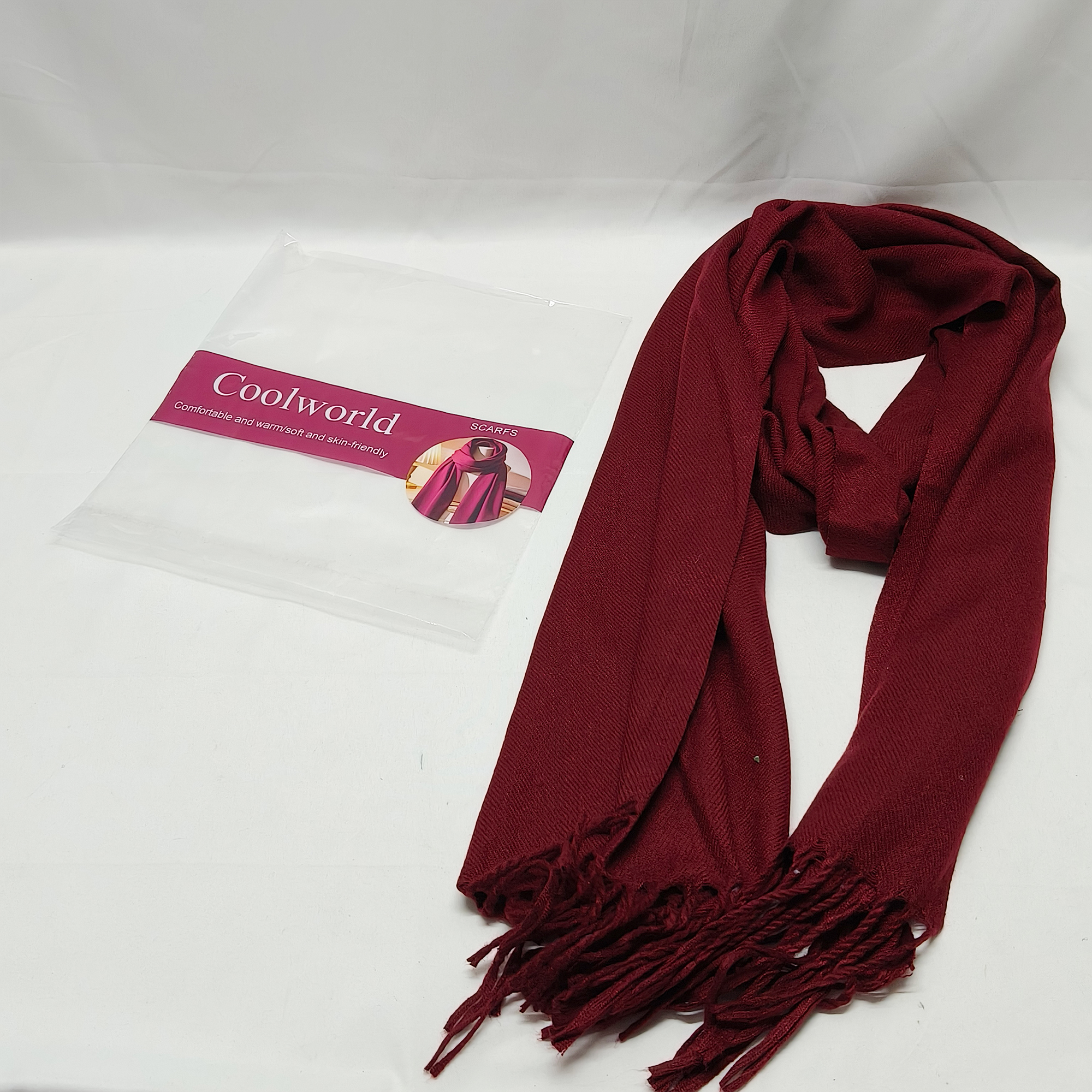 Coolworld-Scarfs,Womens Scarf Large Pashmina Shawls and Wraps Light Blanket Scarf for Evening Dress Warm Daily Travel Office - Image 7