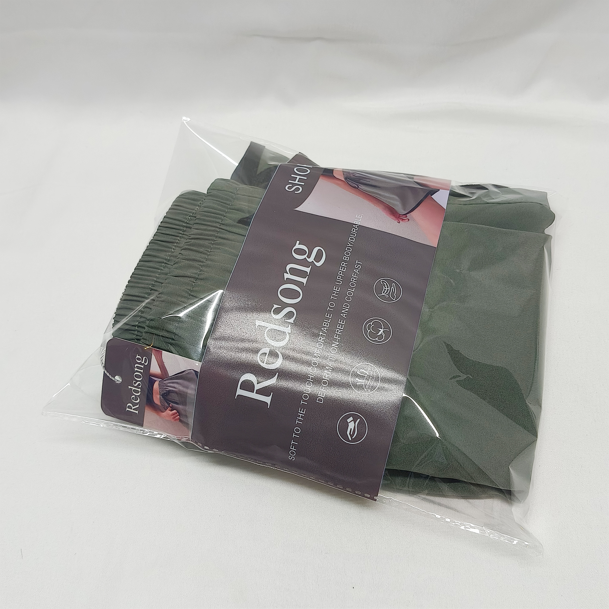 Redsong-Shorts,Womens Athletic Shorts Running Color Block Dolphin Shorts with Pockets and Drawstring. - Image 6